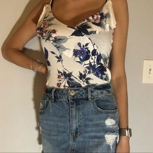 Floral tank top
